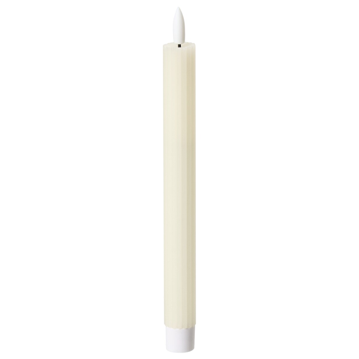Zestaw 6 świec LED SAPHIR 24 cm Złamana biel