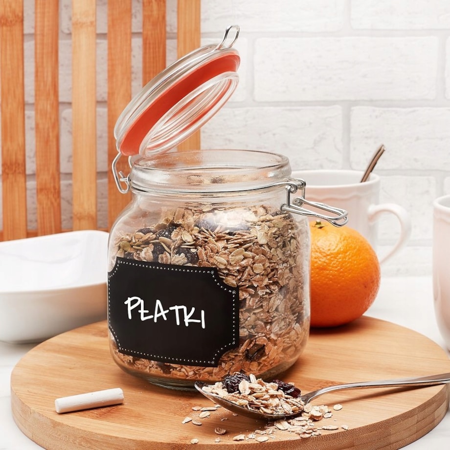 Słoik z etykietą do pisania kredą Chalk 2,1 L wek