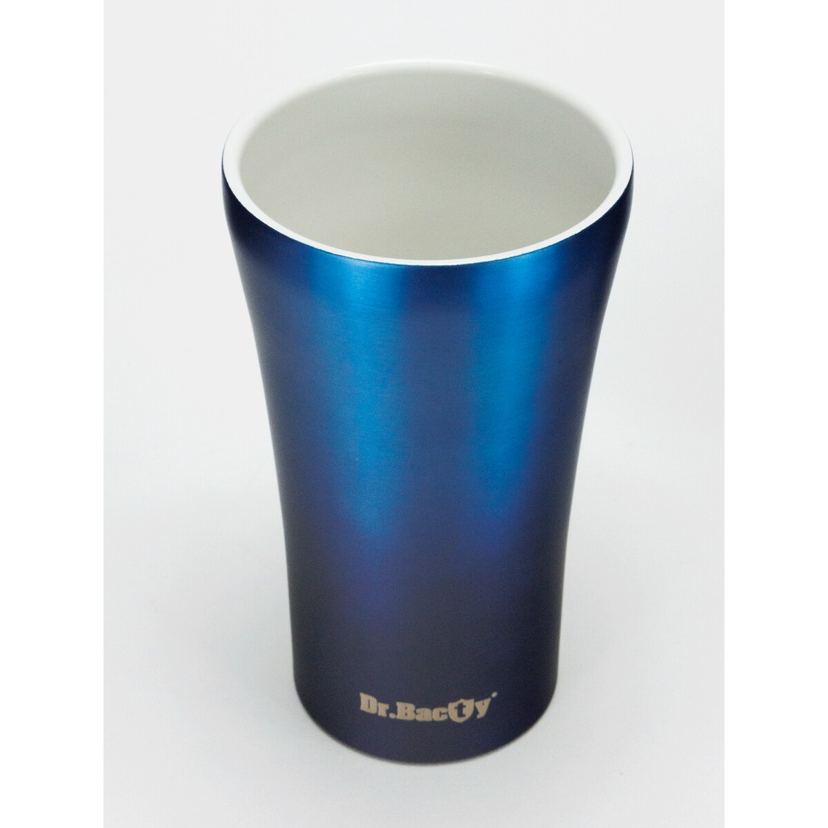 Kubek termiczny na kawę Dr.Bacty Apollo 2.0 "Ryby" - 360 ml - Monaco Blue