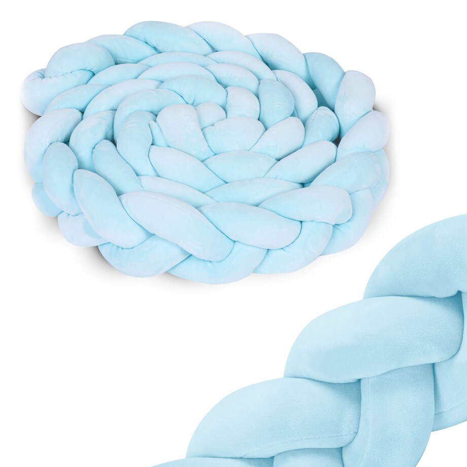 Ochraniacz do łóżeczka warkocz otulacz pleciony 3m Ricokids