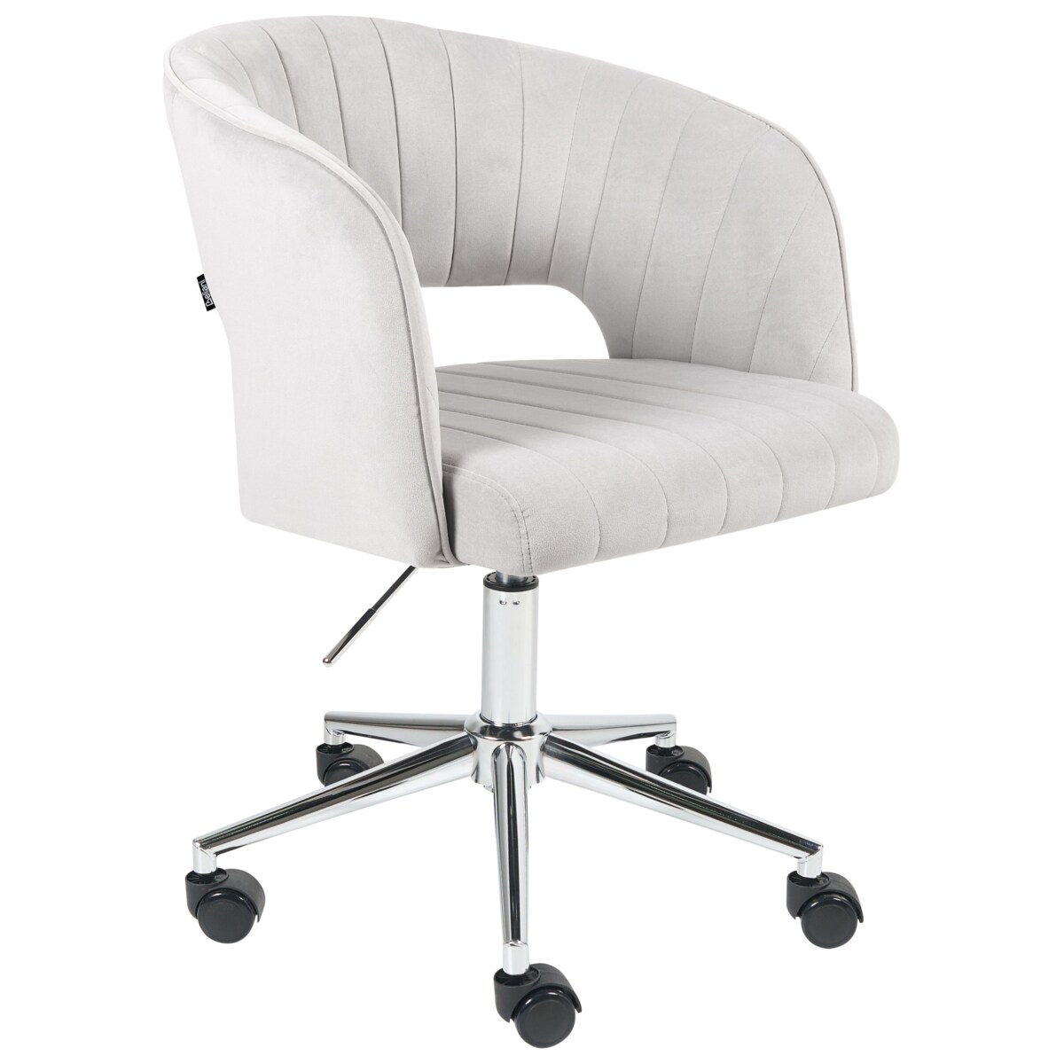 Krzesło biurowe Obrotowy KATONAH Welur Jasnoszary