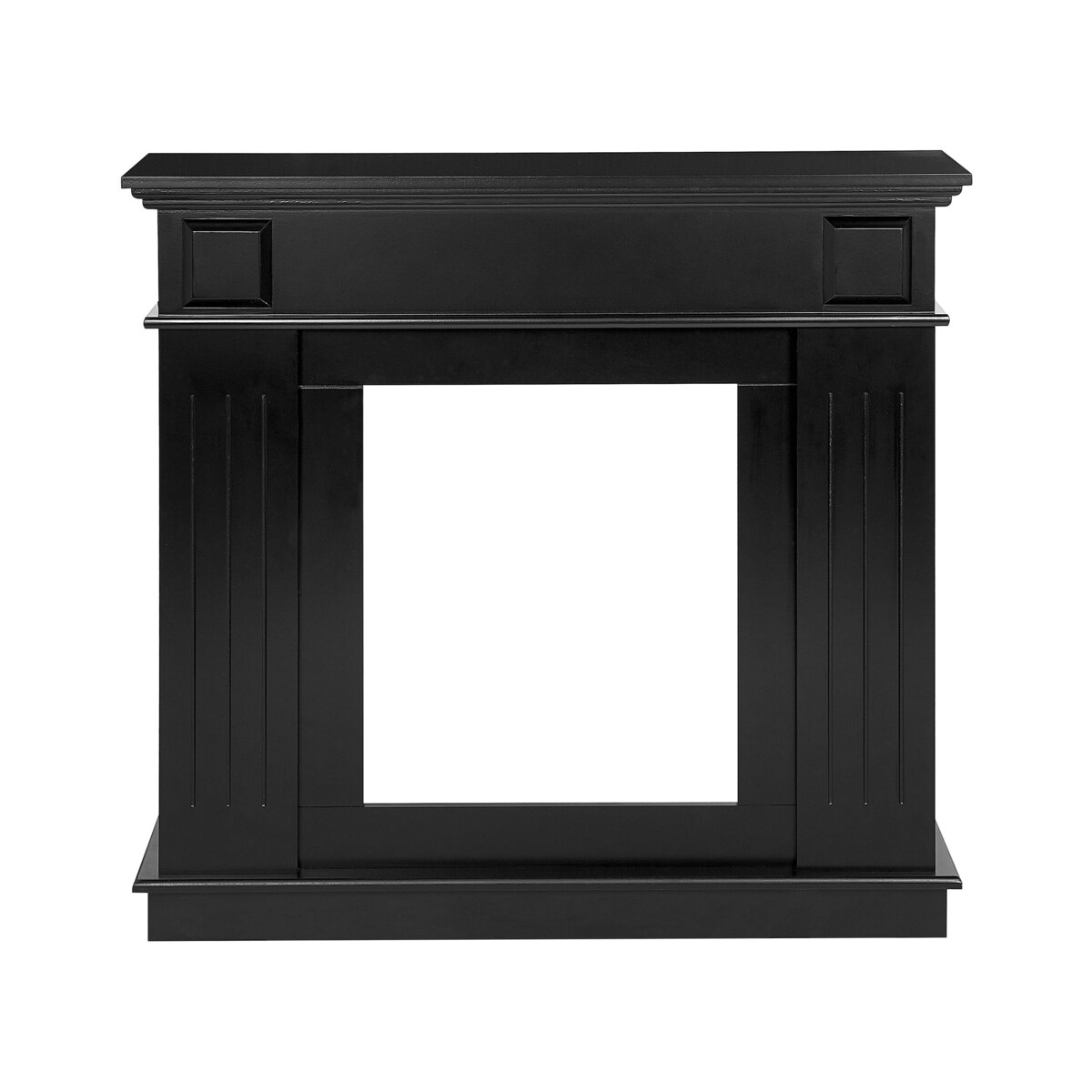 Portal kominkowy czarny TUMARE