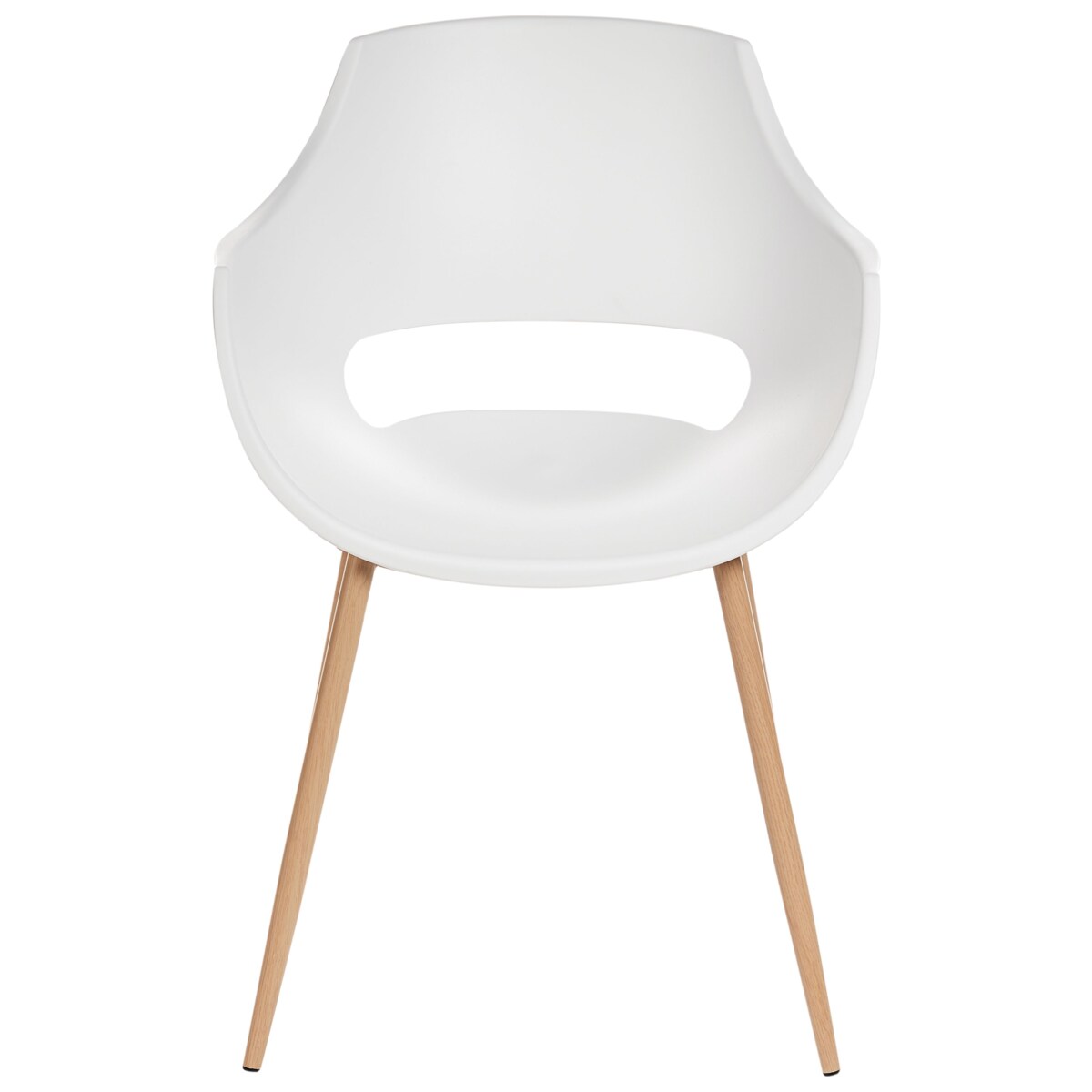 Zestaw 4 krzeseł MILLERS Biały