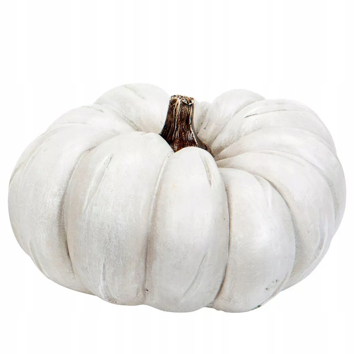 FIGURKA DYNIA OGRODOWA WODOODPORNA NA HALLOWEEN JESIEŃ BIAŁA 20cm OGRODU