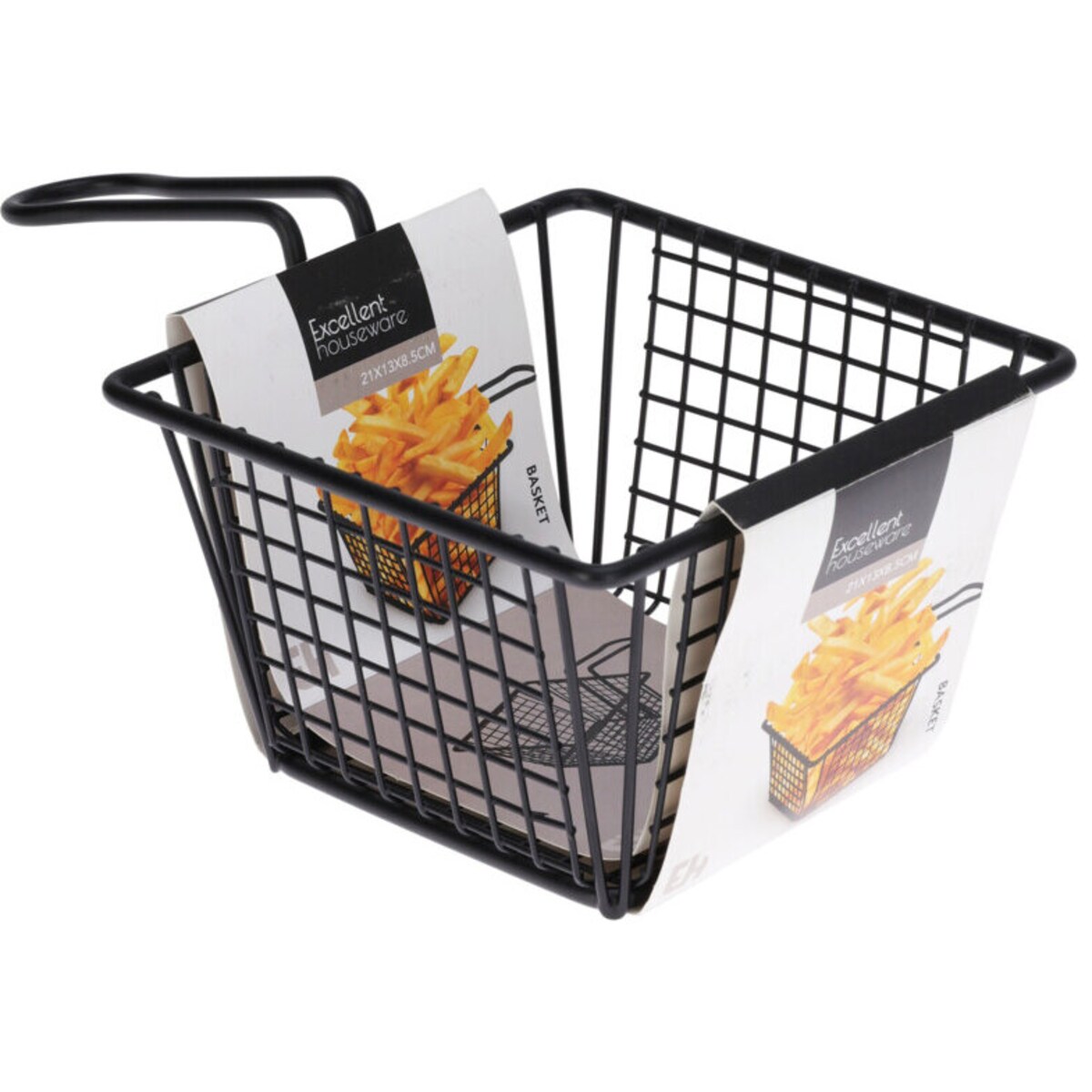 Metalowy koszyk do serwowania frytek