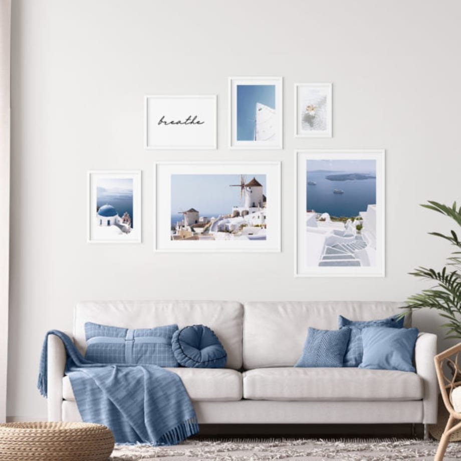 Poster Story, Plakat, Obraz - Miasteczko Oia w Santorini, wymiary 60 x 84 cm