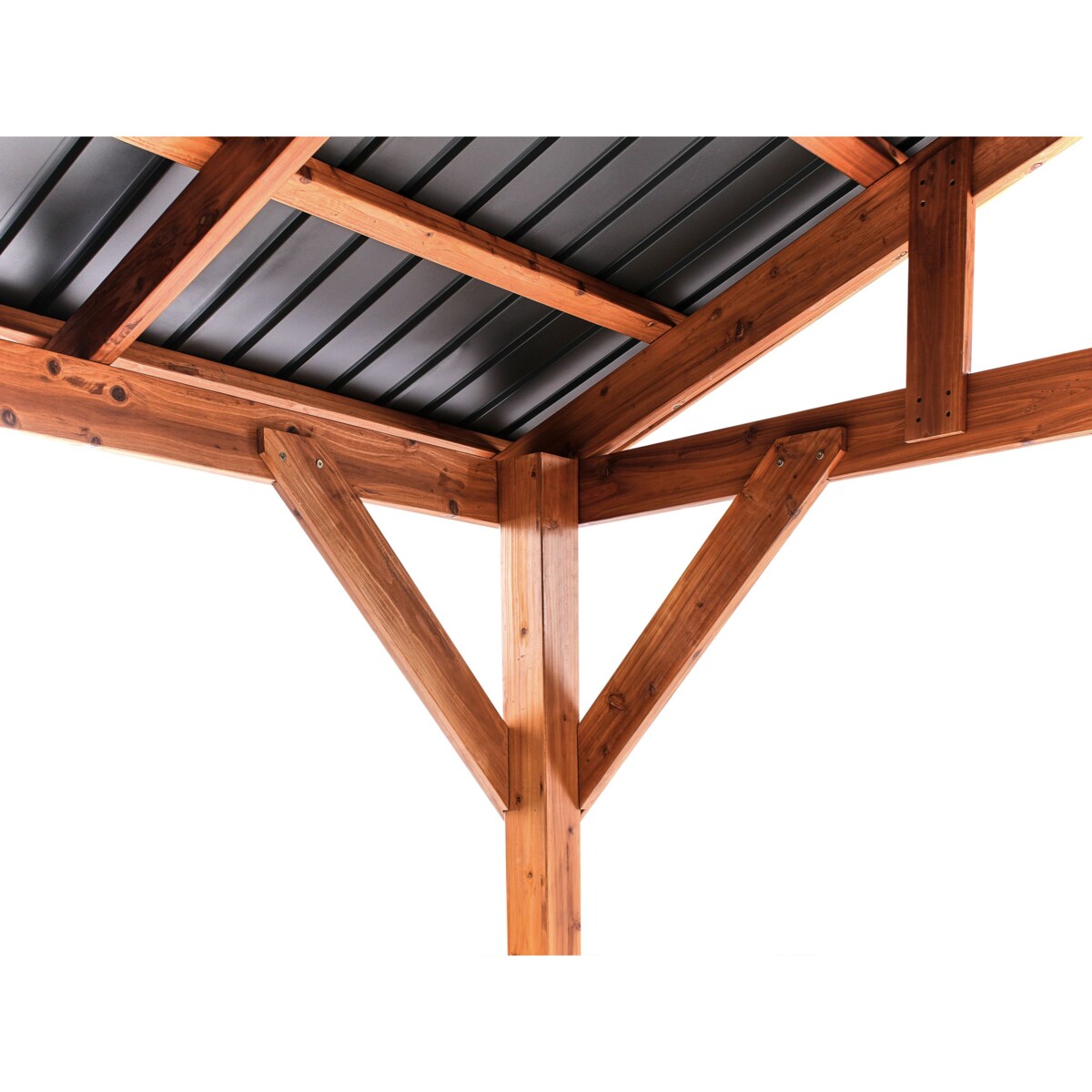 Pawilon ogrodowy 296 x 350 cm jasne drewno SECCHIA