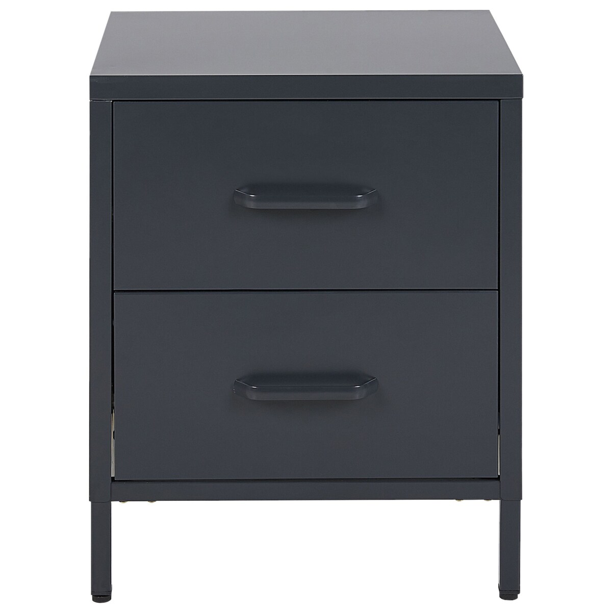 Szafka nocna metalowa grafitowa MALAVI