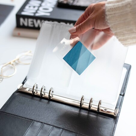 Podwójna kieszonka do segregatora A5 – domykana