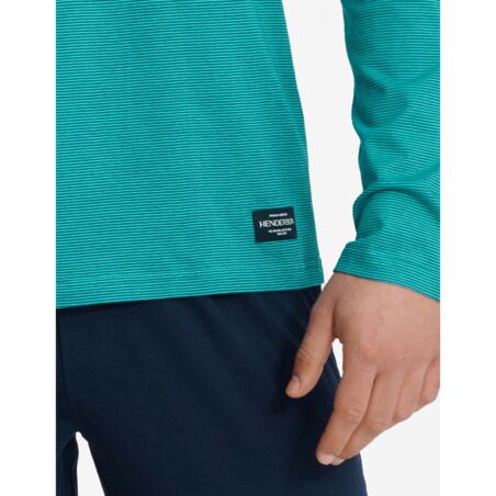 Piżama Udon 40944-66X Turkusowo-Granatowy Turkusowo-Granatowy, XL