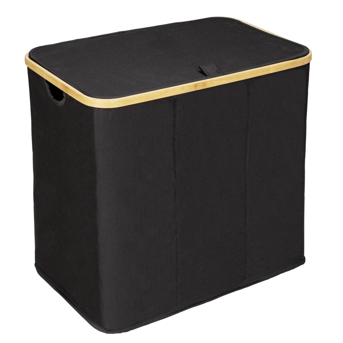 Kosz na pranie, bambus, 57 x 50 x 37, Trio Ecori, WENKO