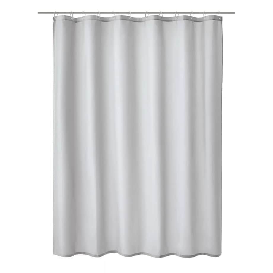 Kleine Wolke Kito Tekstylna Zasłona prysznicowa szara 240x180 cm