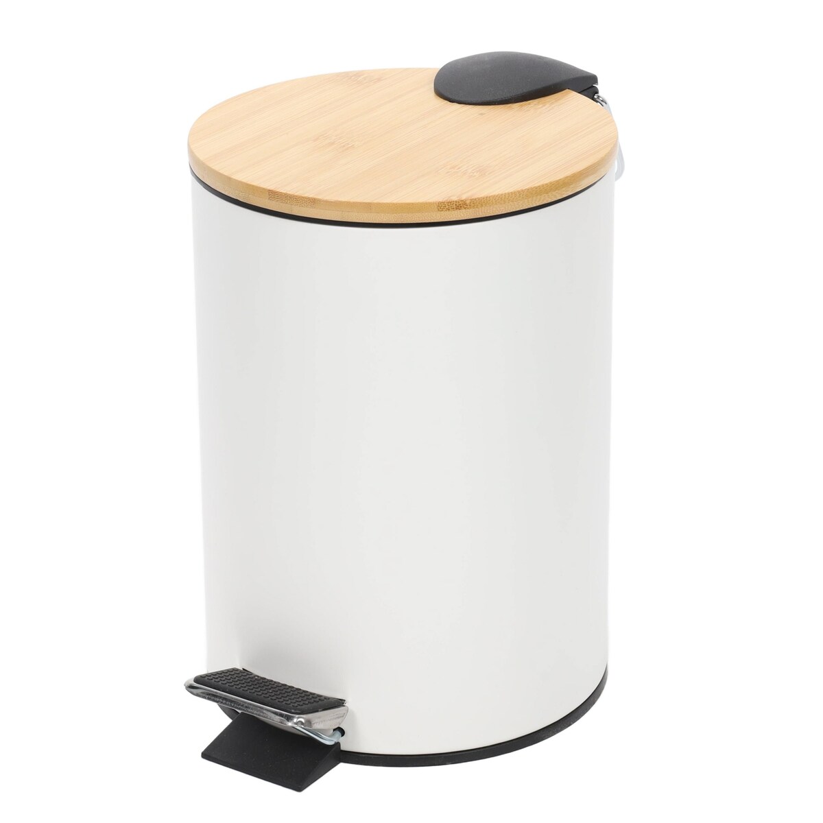 Kosz łazienkowy z bambusem ZETRU, 3 l