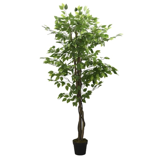 vidaXL Sztuczny fikus, 630 liści, 120 cm, zielony