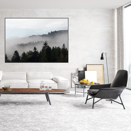 plakat zamglony las 30x40 cm