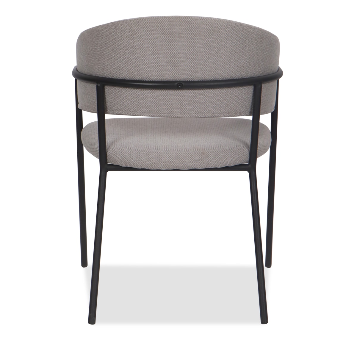 Krzesło tapicerowane glamour szenilowe OVO jasnoszare