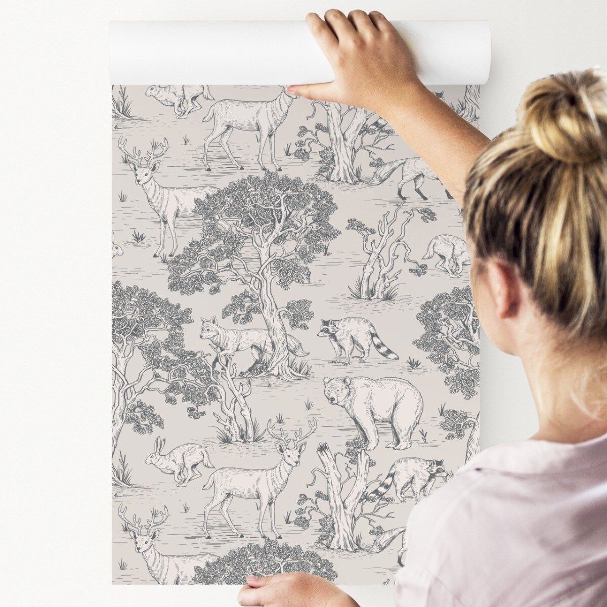 Tapeta Dla Dzieci Leśne Zwierzątka