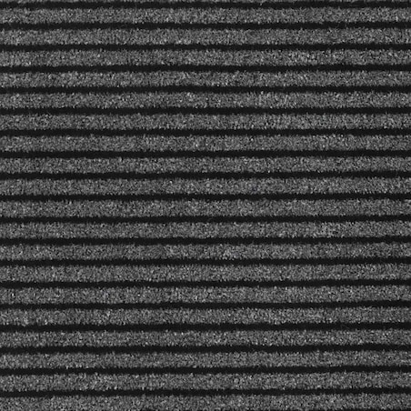 vidaXL Wycieraczka Paski Czarno-Szare 115x300 cm