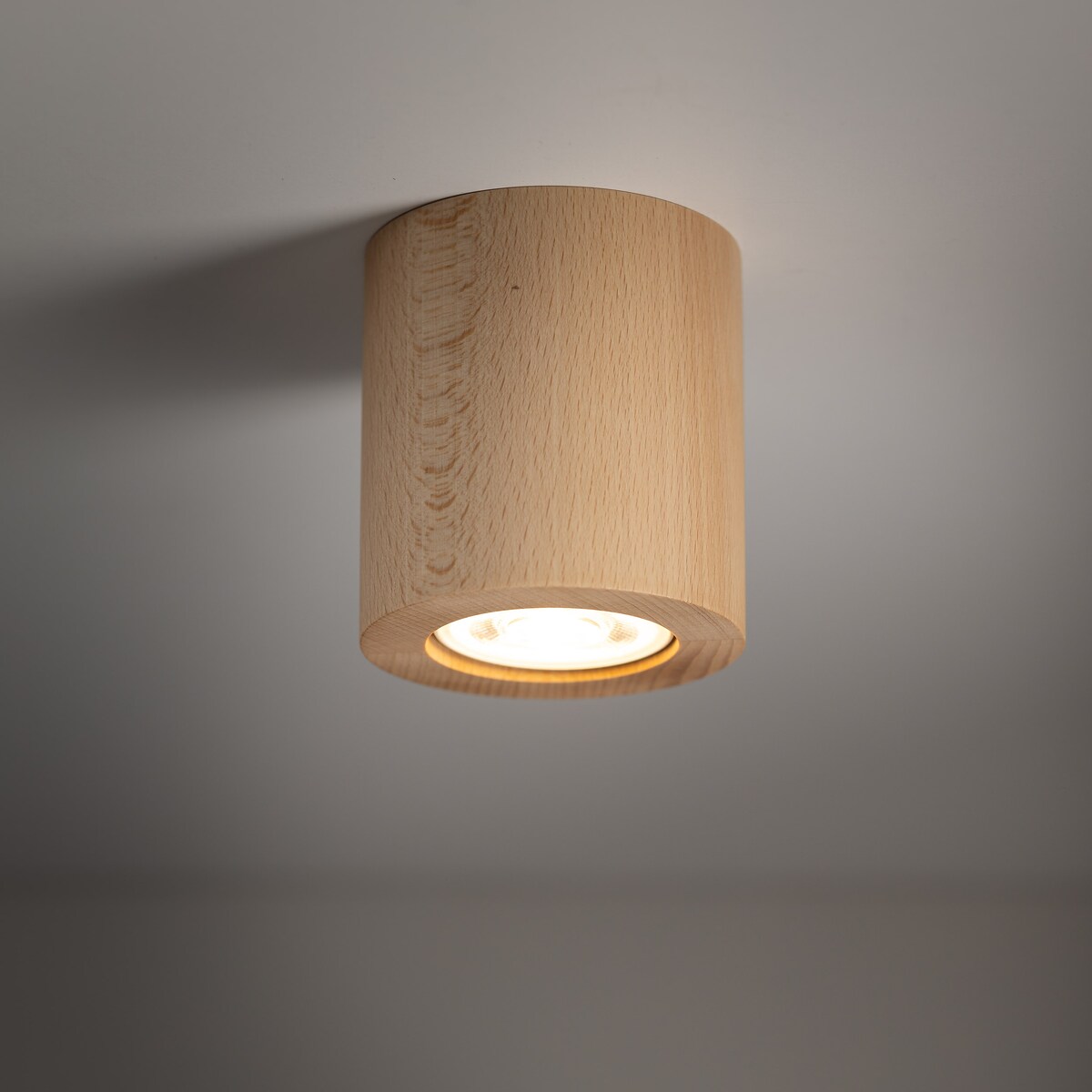 Oprawa natynkowa spot EVE WOOD BUK TK Lighting GU10 drewno buk 10121 do salonu i kuchni