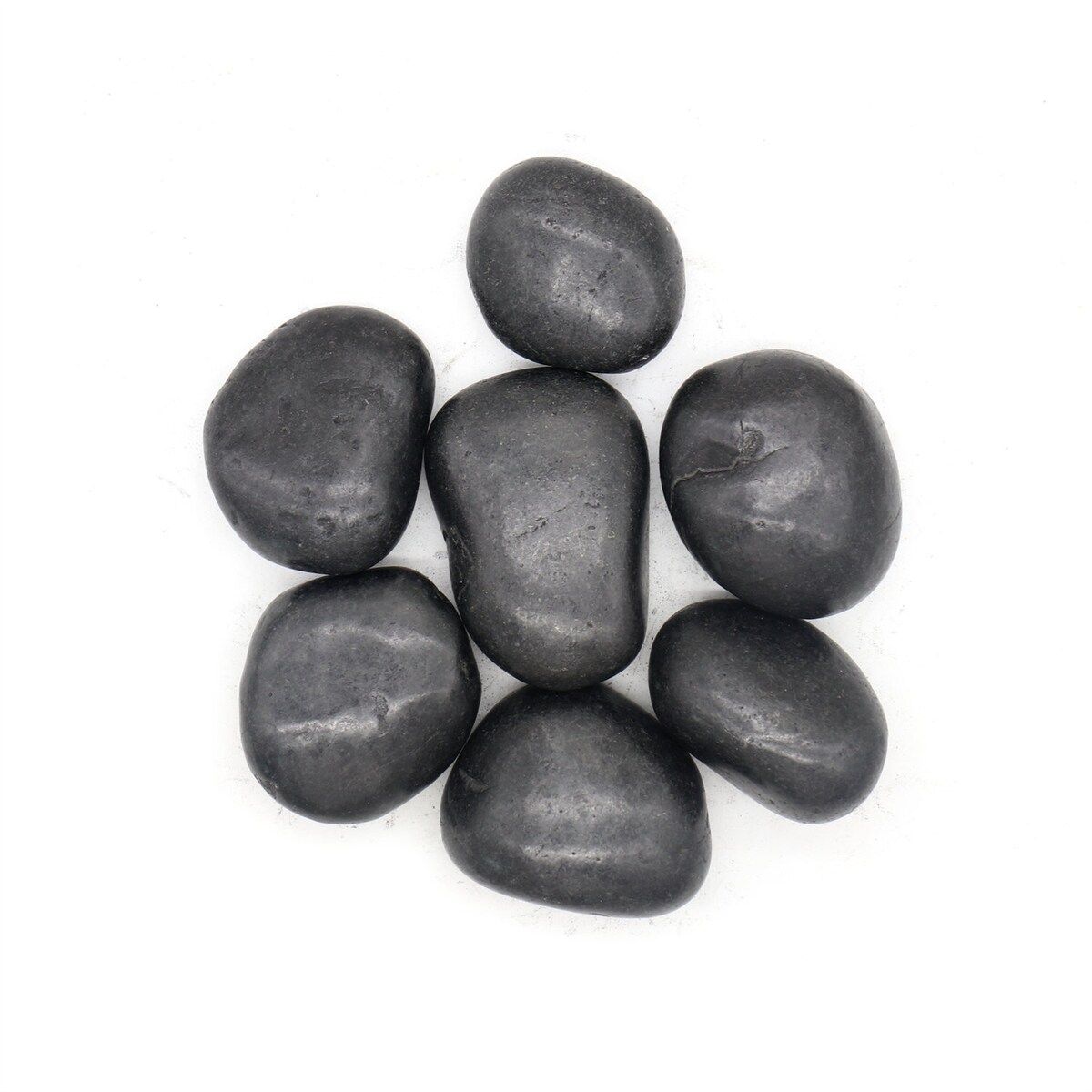 Kamień dekoracyjny ogrodowy OTOCZAK POLEROWANY 3-5 cm 200 kg czarny