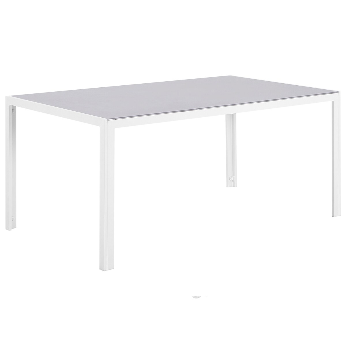 Stół ogrodowy CATANIA 160 cm 91 cm Szkło Szary