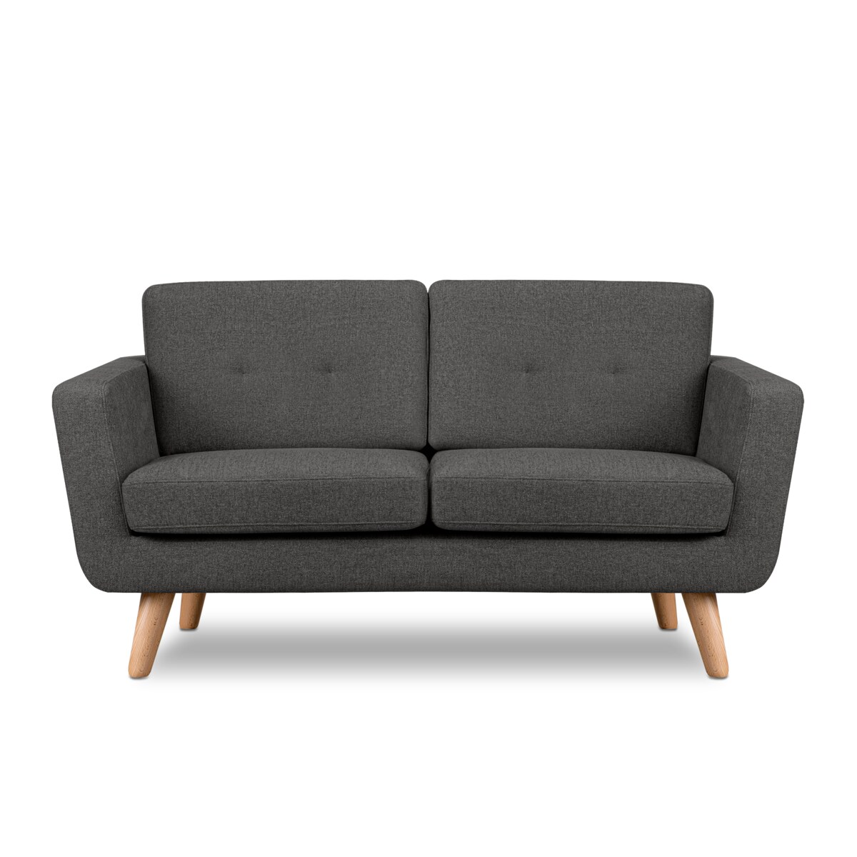 KONSIMO TAGIO II Sofa 2-osobowa, kolor antracyt