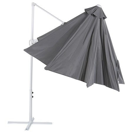 Parasol ogrodowy na wysięgniku 295 cm SAVONA II Ciemnoszary