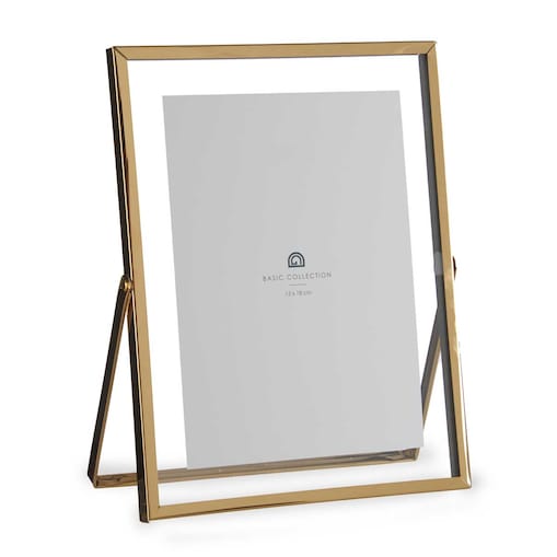 Metalowa ramka na zdjęcie, złota