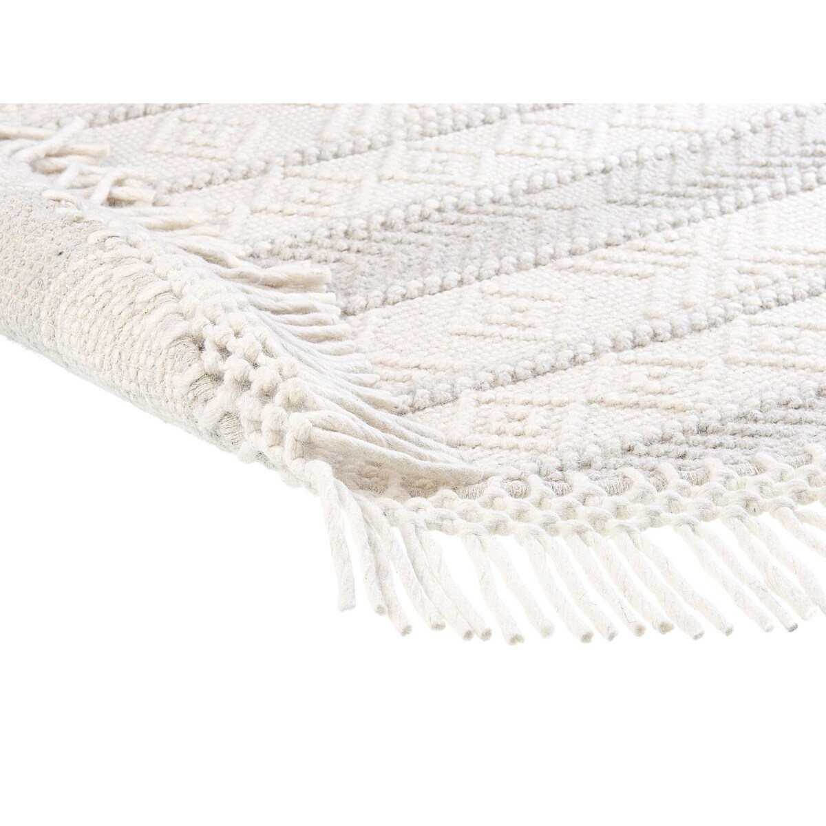 Okrągły dywan wełniany ⌀ 140 cm beżowy BALTALAR