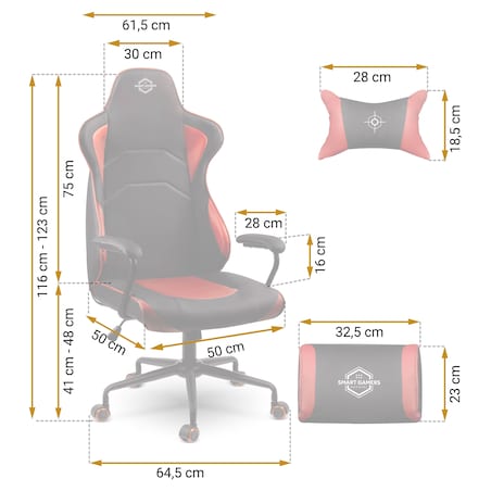 Fotel gamingowy obrotowy krzesło biurowe Sofotel Hydra