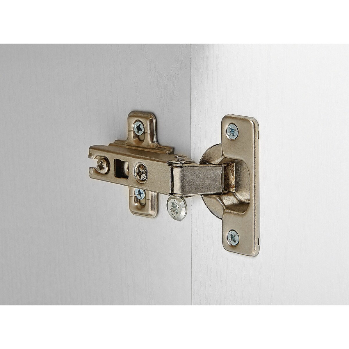 Biurko z szufladą 110 x 50 cm białe z jasnym drewnem JOHNSON