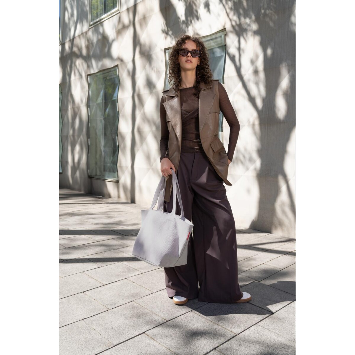 Torba SHOPPER M, cord grey