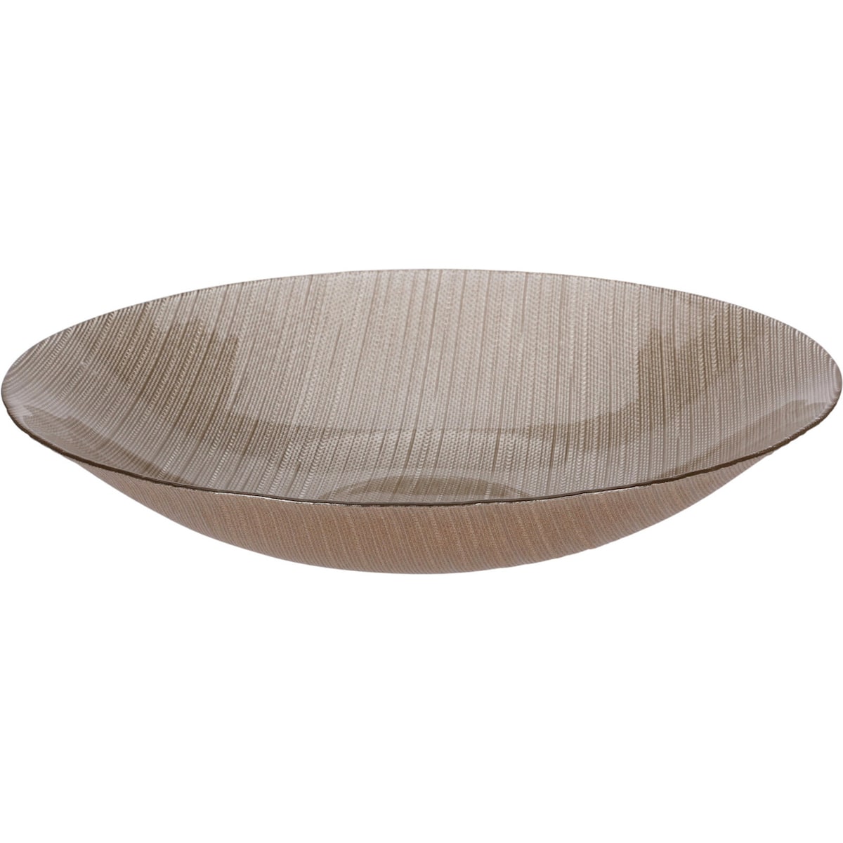 Szklana misa KARNEOL, Ø 30 cm, kolor złoty