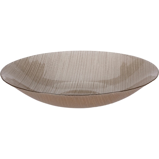 Szklana misa KARNEOL, Ø 30 cm, kolor złoty