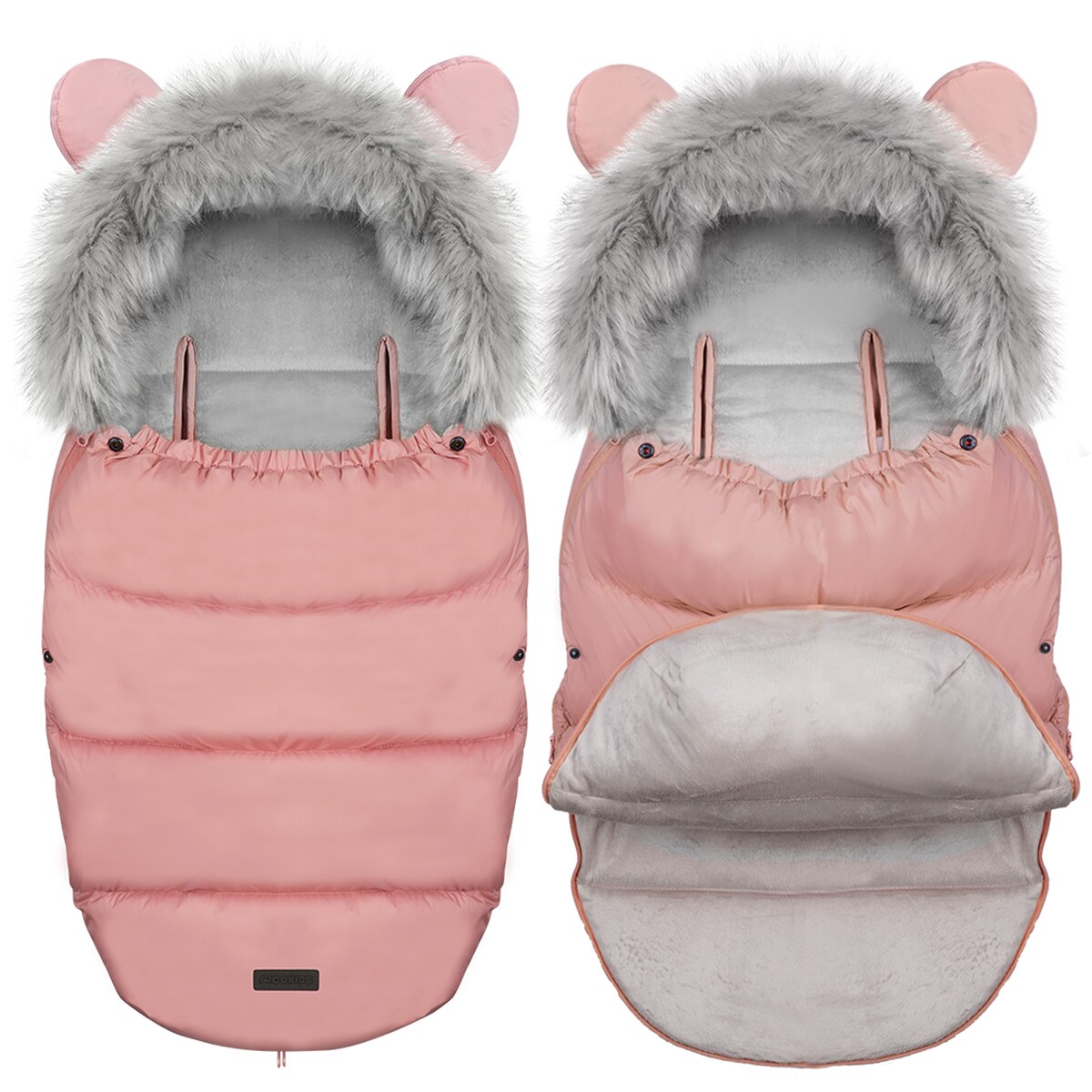 Śpiworek zimowy do wózka gondoli na sanki gruby Ricokids