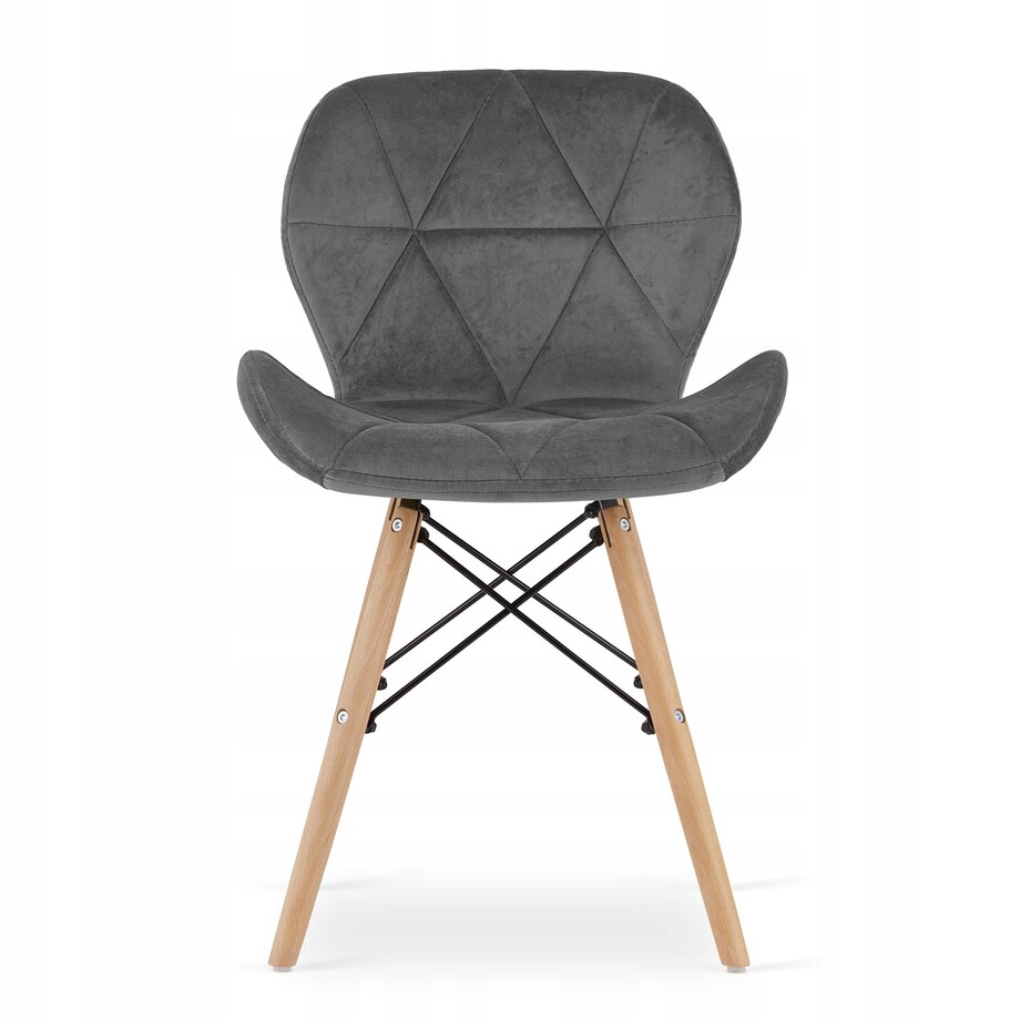 Zestaw Stół Do Jadalni Kuchni Salonu Biura Prostokątny Adria 120X80 Biały + 4 Krzesła Lago Szare