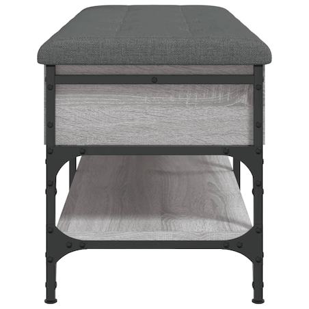 vidaXL Ławka na buty, szary dąb sonoma, 102x42x45 cm