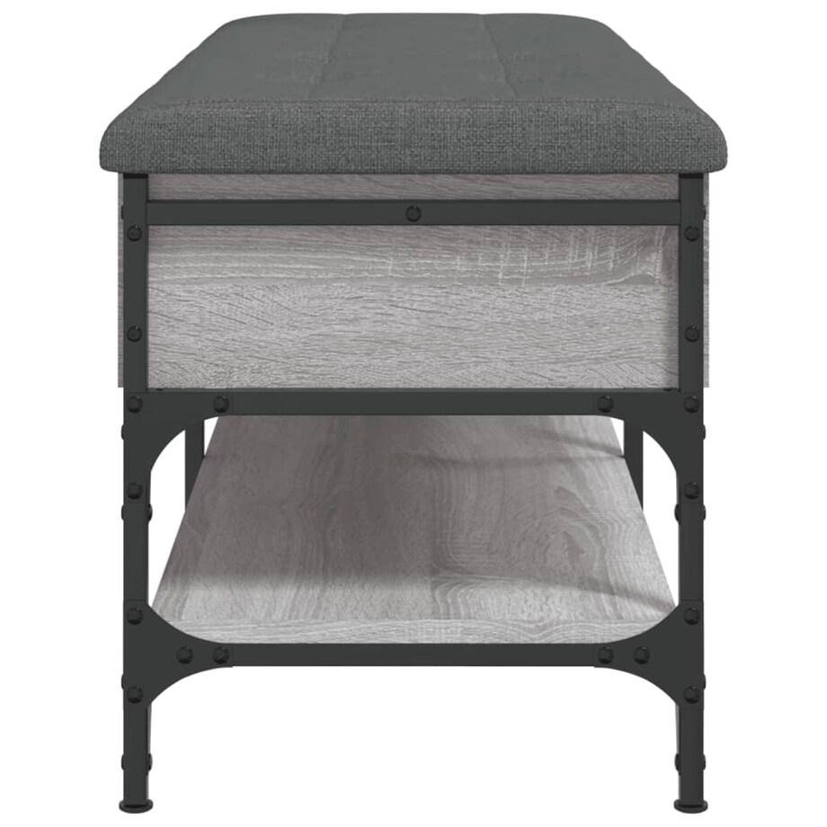 vidaXL Ławka na buty, szary dąb sonoma, 102x42x45 cm