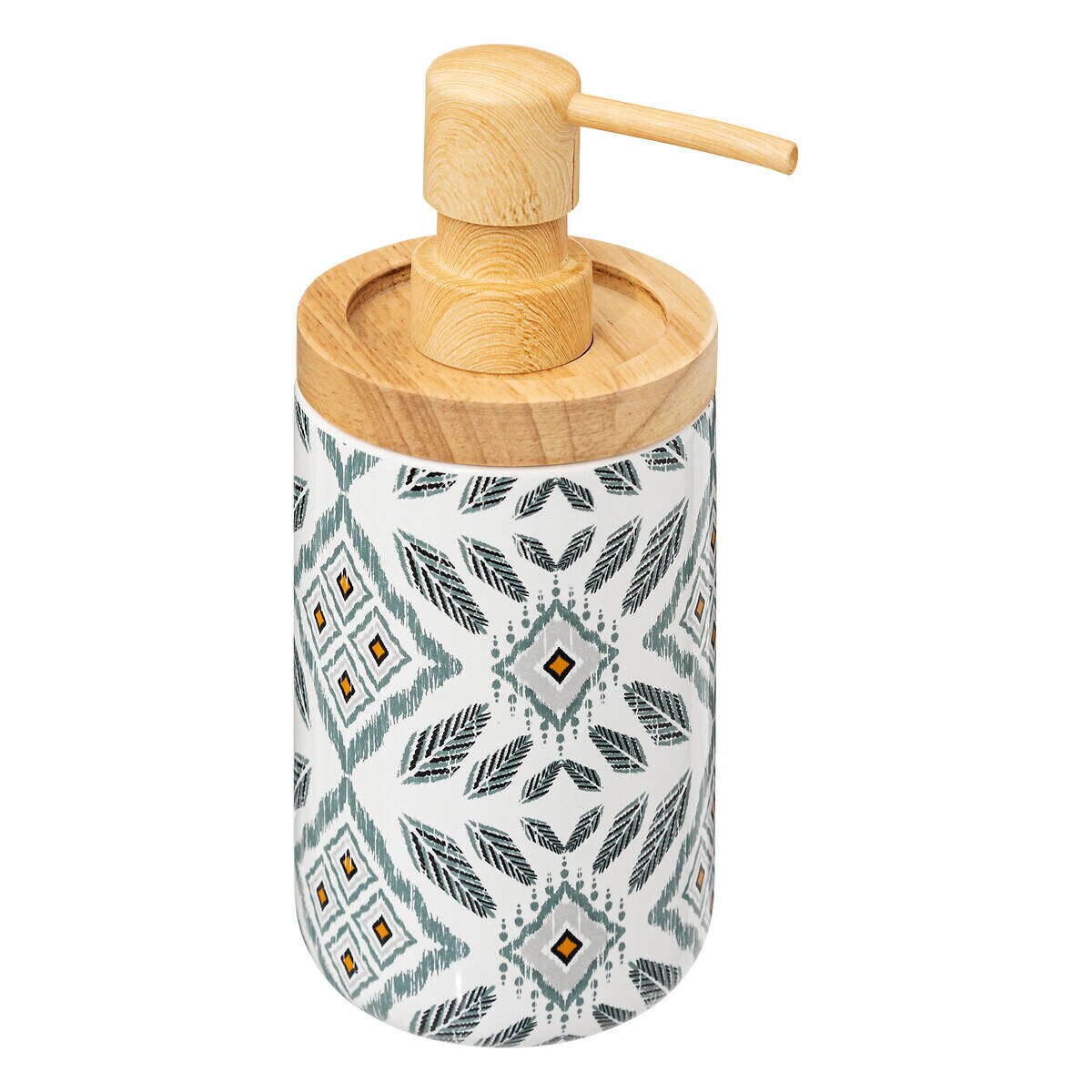 Dozownik do mydła HAPACHE, etniczny wzór, Ø 7,7 cm
