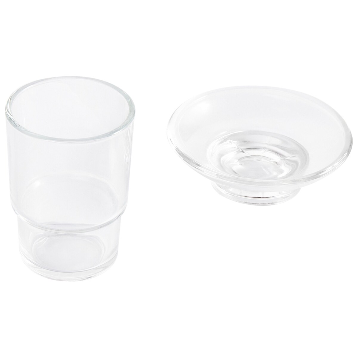 Zestaw akcesoriów toaletowych 6 elementów TOCOPILLA Z uchwytami i haczykami na ręczniki Czarny