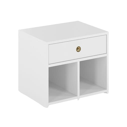 Biała Szafka Mirage z szufladą / wysoki połysk / szer. 54 cm