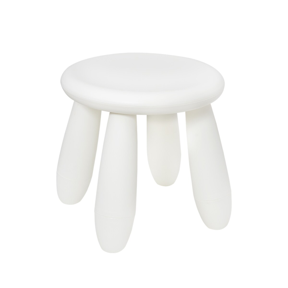Krzesełko dla dzieci plastikowe stołek dziecięcy biały