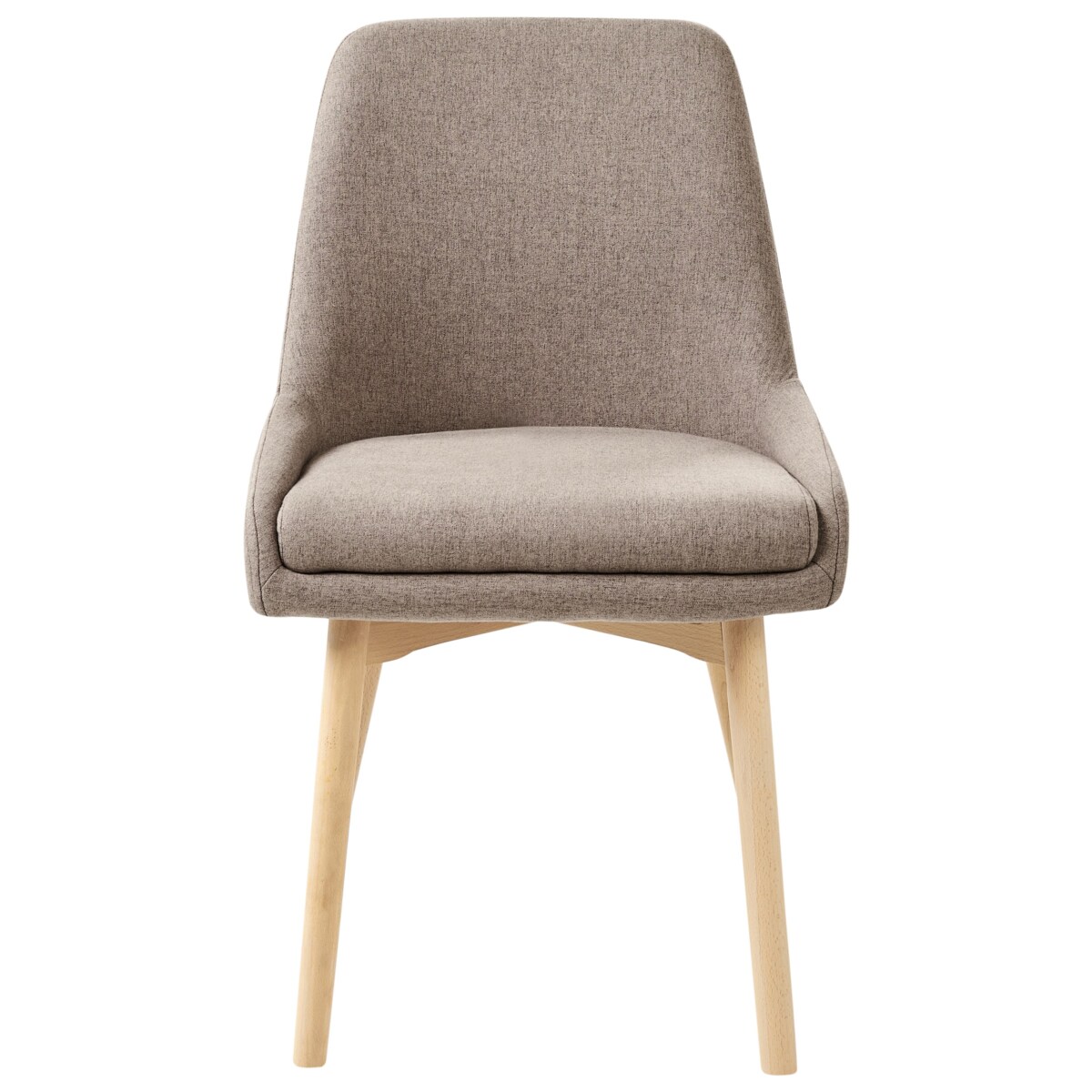 Zestaw 2 krzeseł do jadalni MELFORT Brązowy