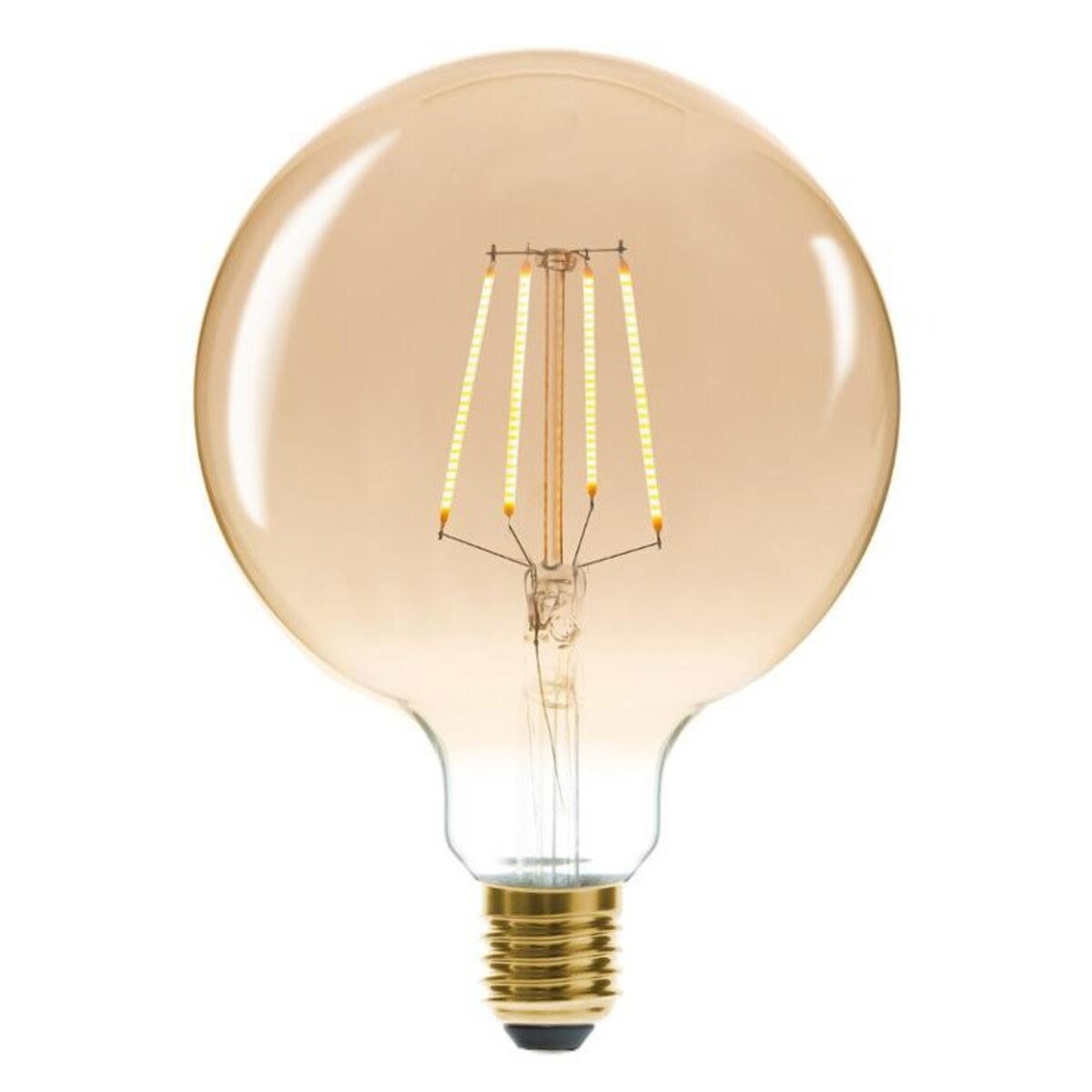 Żarówka dekoracyjna AMBREE LED szklana, G125 4W