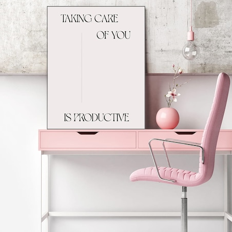 plakat taking care 50x70 cm