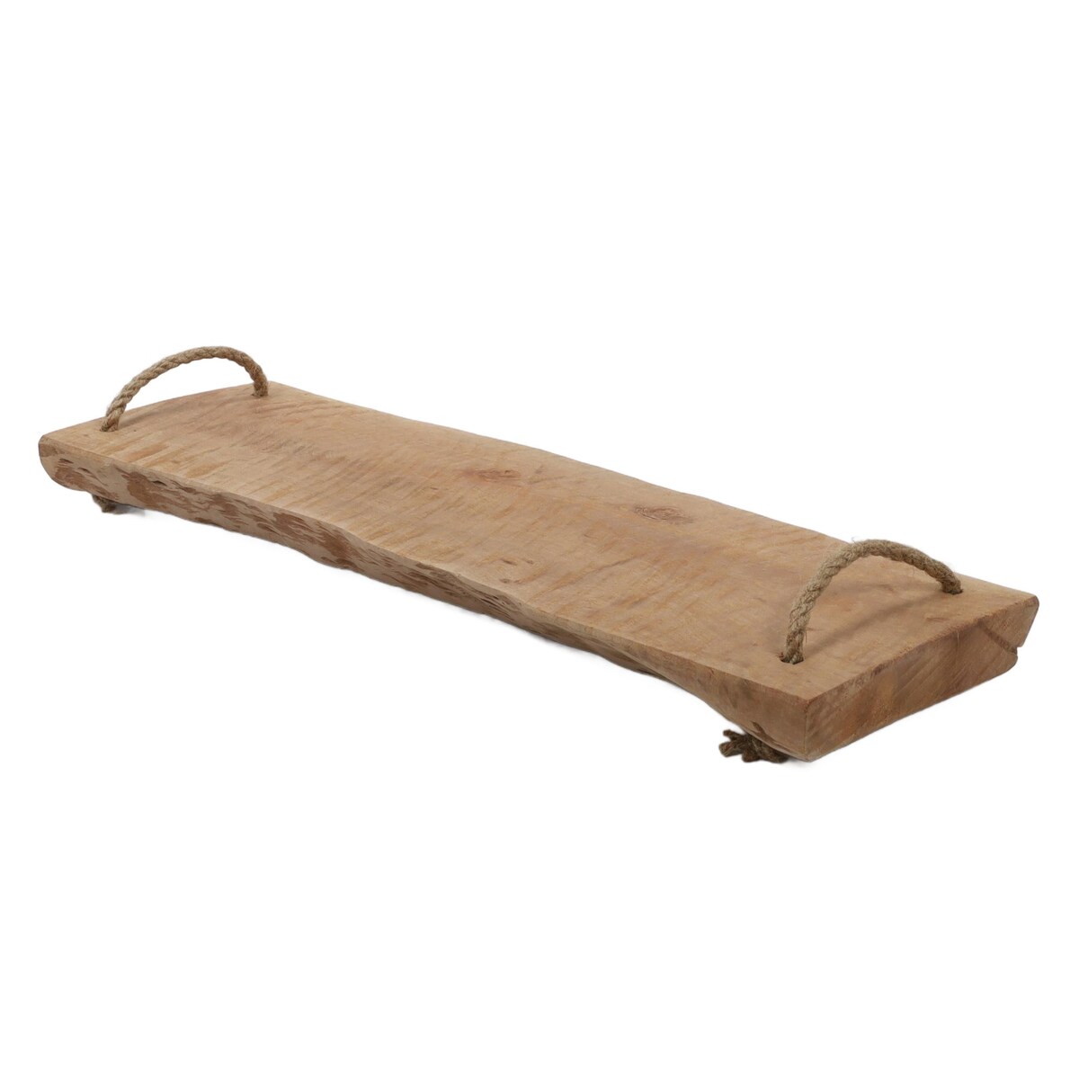 Drewniana taca do przenoszenia i serwowania posiłków