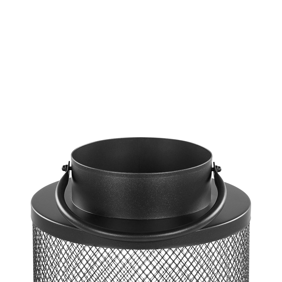 Lampion metalowy 19 cm czarny YAMDENA