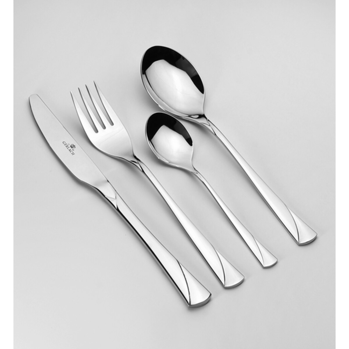 Widelczyki do Ciasta Tortu Gerlach Valor Połysk Stal Nierdzewna 6 Elementów