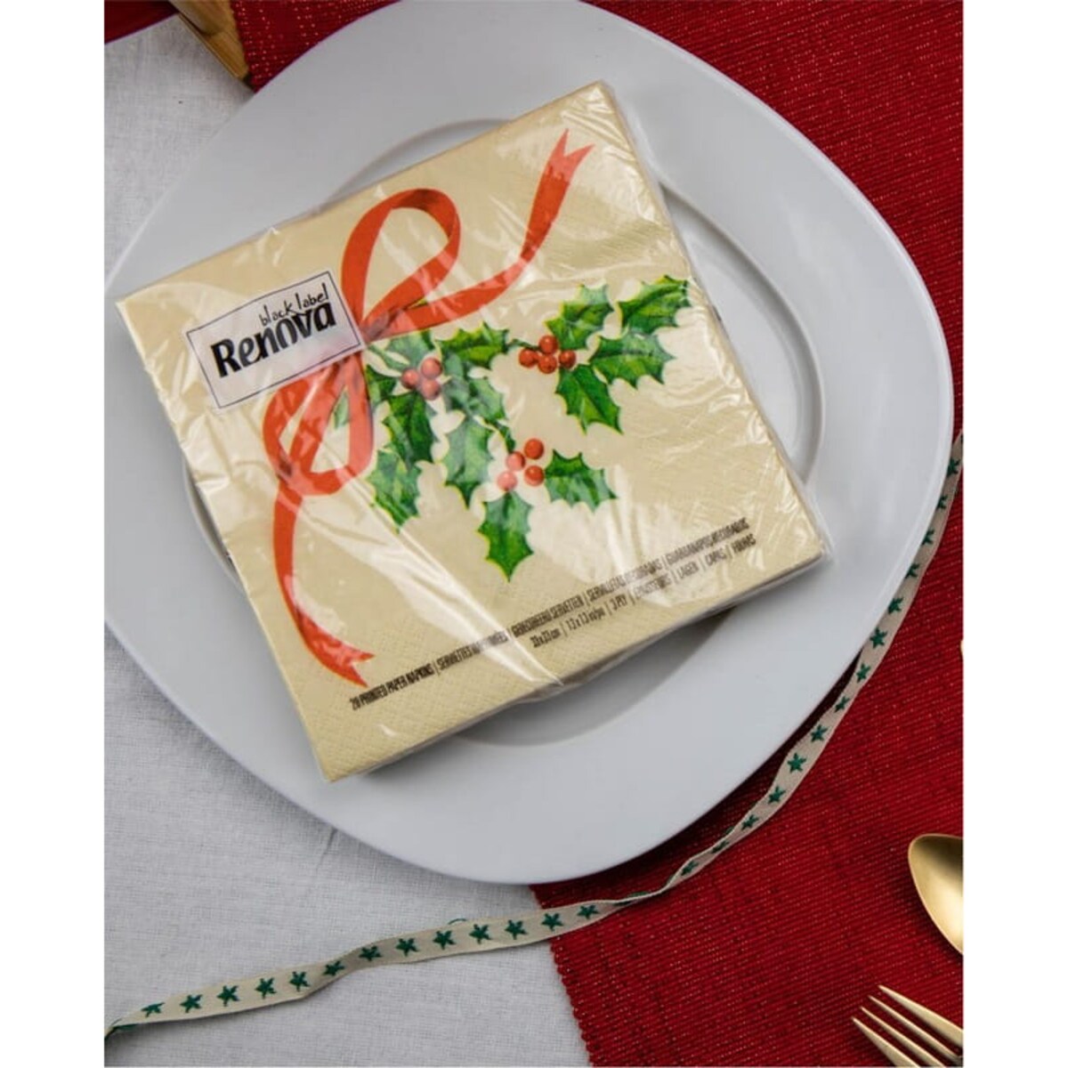 Serwetki Renova Xmas Ribbon 20szt