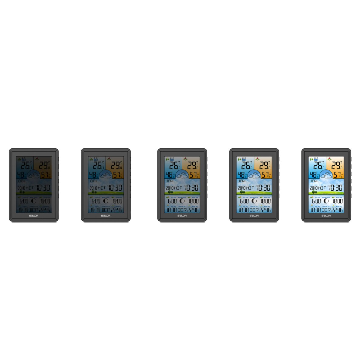 Bezprzewodowa stacja pogodowa pogody higrometr Baldr